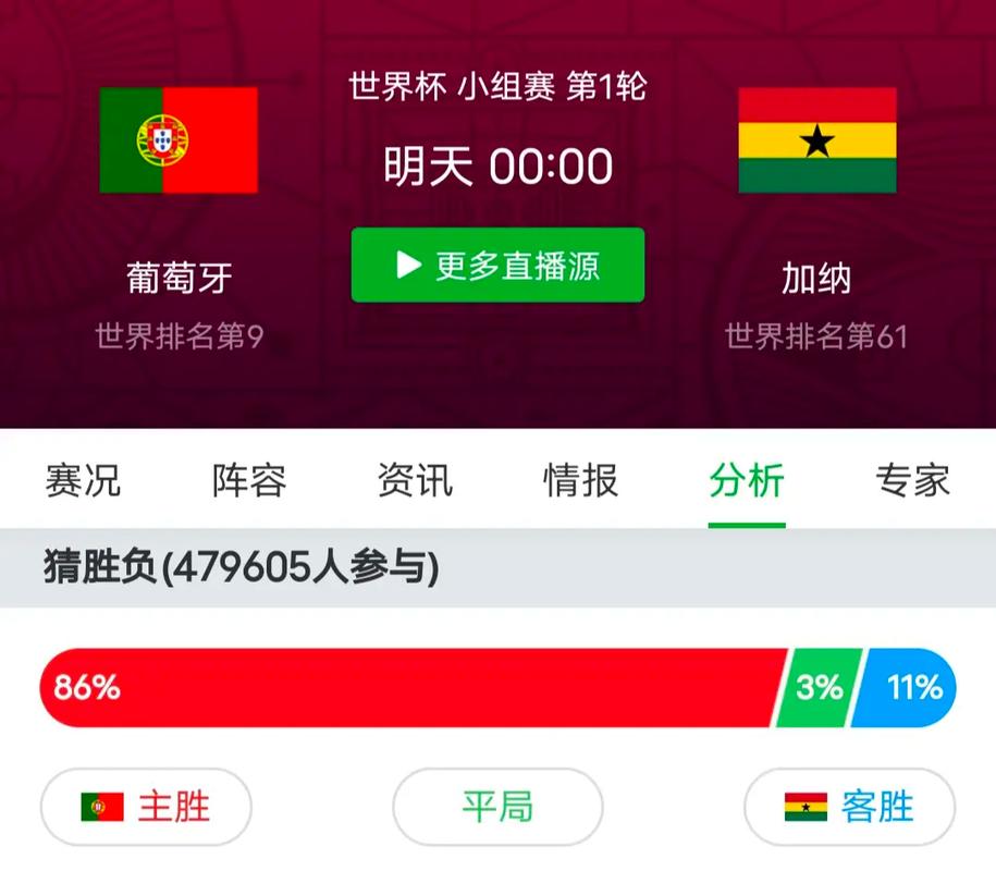 葡萄牙vs加纳替补名单