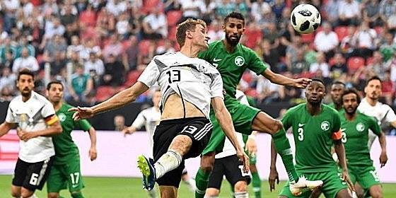 德国队vs沙特热身的相关图片